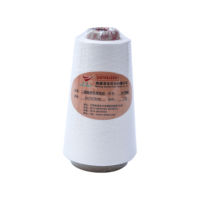 Polyester/Wolle gemischtes Garn-Tex